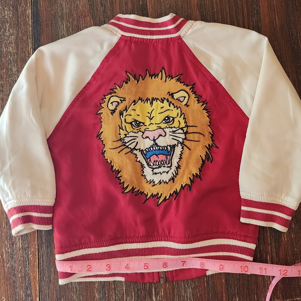 Boys 18m Lion Leo Letterman Jacket Genuine Oshkosh